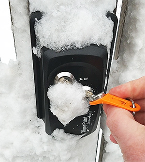 Click this photo to see a video of Extreme Blue II working after a blizzard.