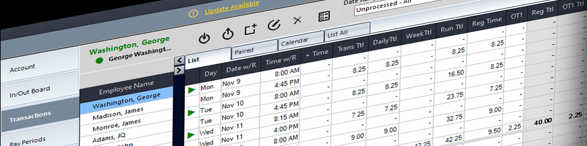 Cloud-based TimePilot Central 5: Clock in from anywhere on the planet!